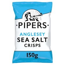 Pipers Crisps Anglesey Sea Salt 150G