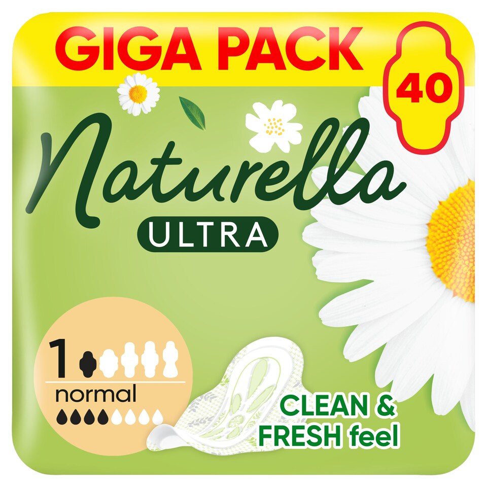 obrázok 1 z Naturella Ultra vložky s krídelkami Normal – veľkosť 1 40 ks