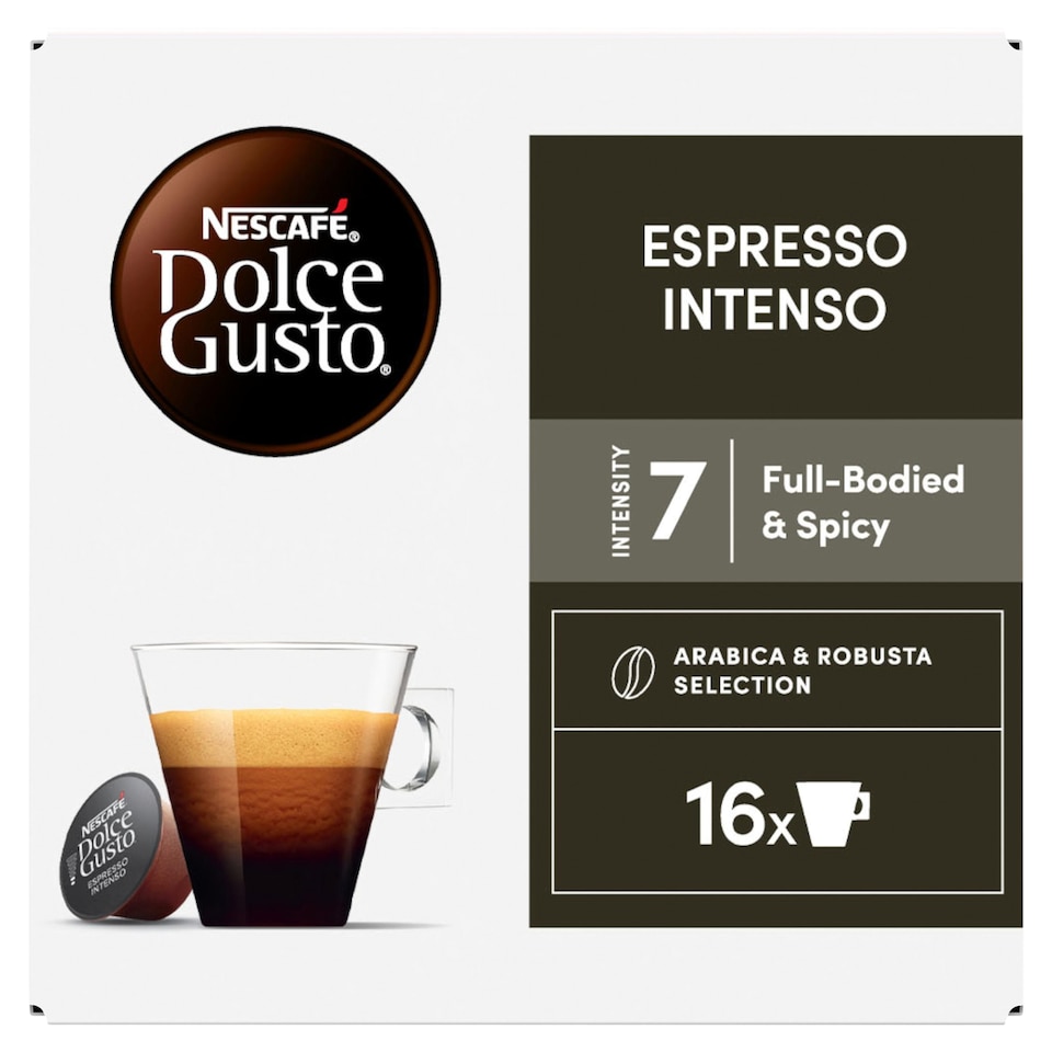 image 1 of NESCAFÉ Dolce Gusto Espresso Intenso - Coffee Capsules - 16 Capsules in Package