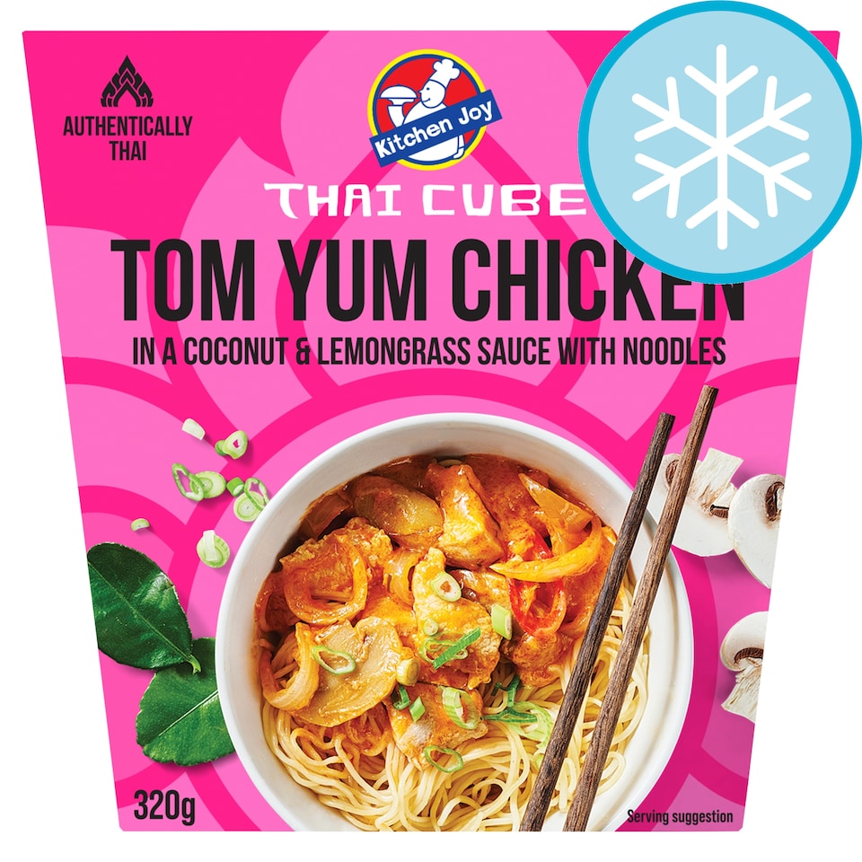 image 1 of Kitchen Joy Tom Yum Chicken in a Coconut & Lemongrass Sauce with Noodles 320g