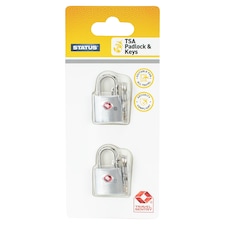 Status Tsa Padlock & Keys Twin Pack