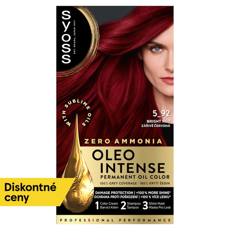 Syoss Oleo Intense 5-92 Žiarivý červený 50 ml