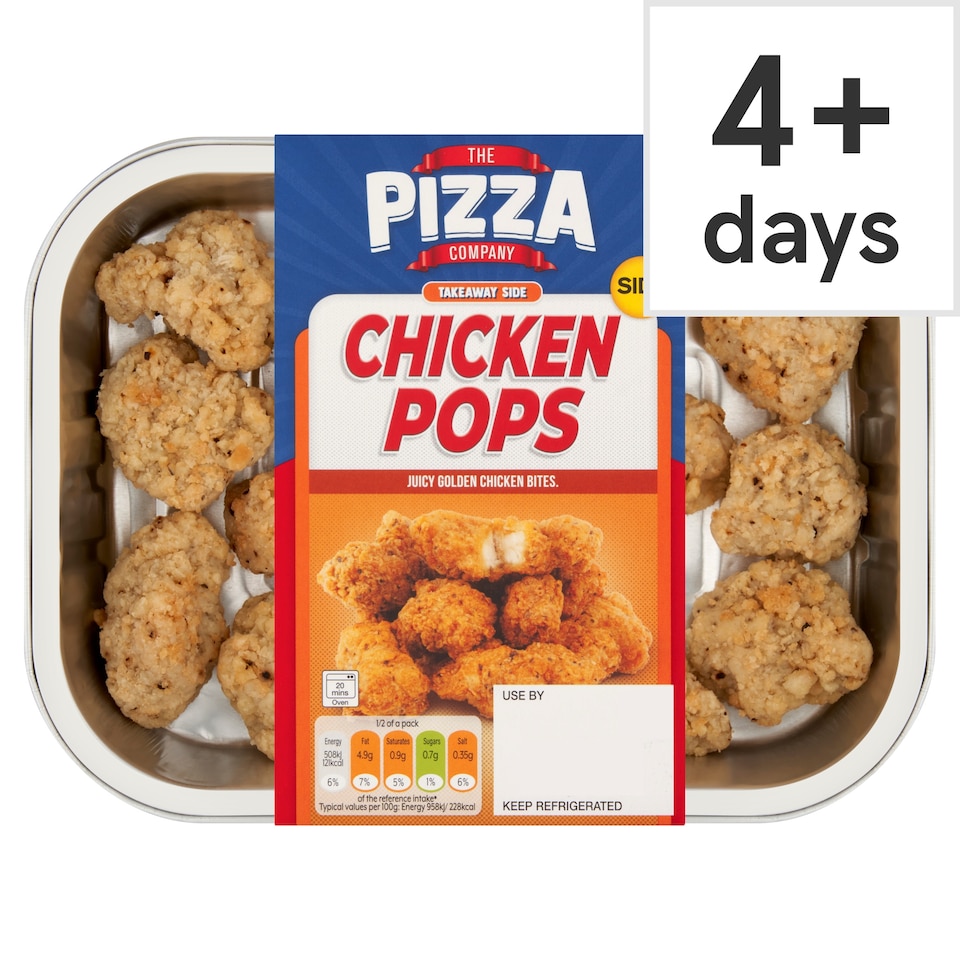 The Pizza Co Chicken Pops 128G