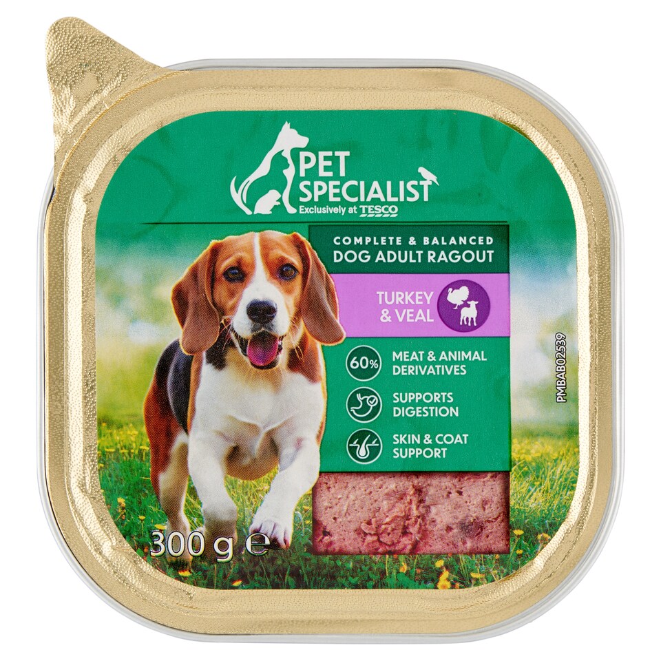 Pet Specialist Complete & Balanced Dog Adult Ragout Turkey & Veal 300 g