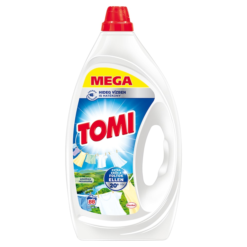 Tomi Amazónia Frissessége mosógél 88 mosás, 3,96 l