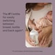 image 3 of Tommee Tippee Baby Bottles, Natural Start Anti-Colic Baby Bottle, Slow Flow, 260ml, 0m+, Pack of 3