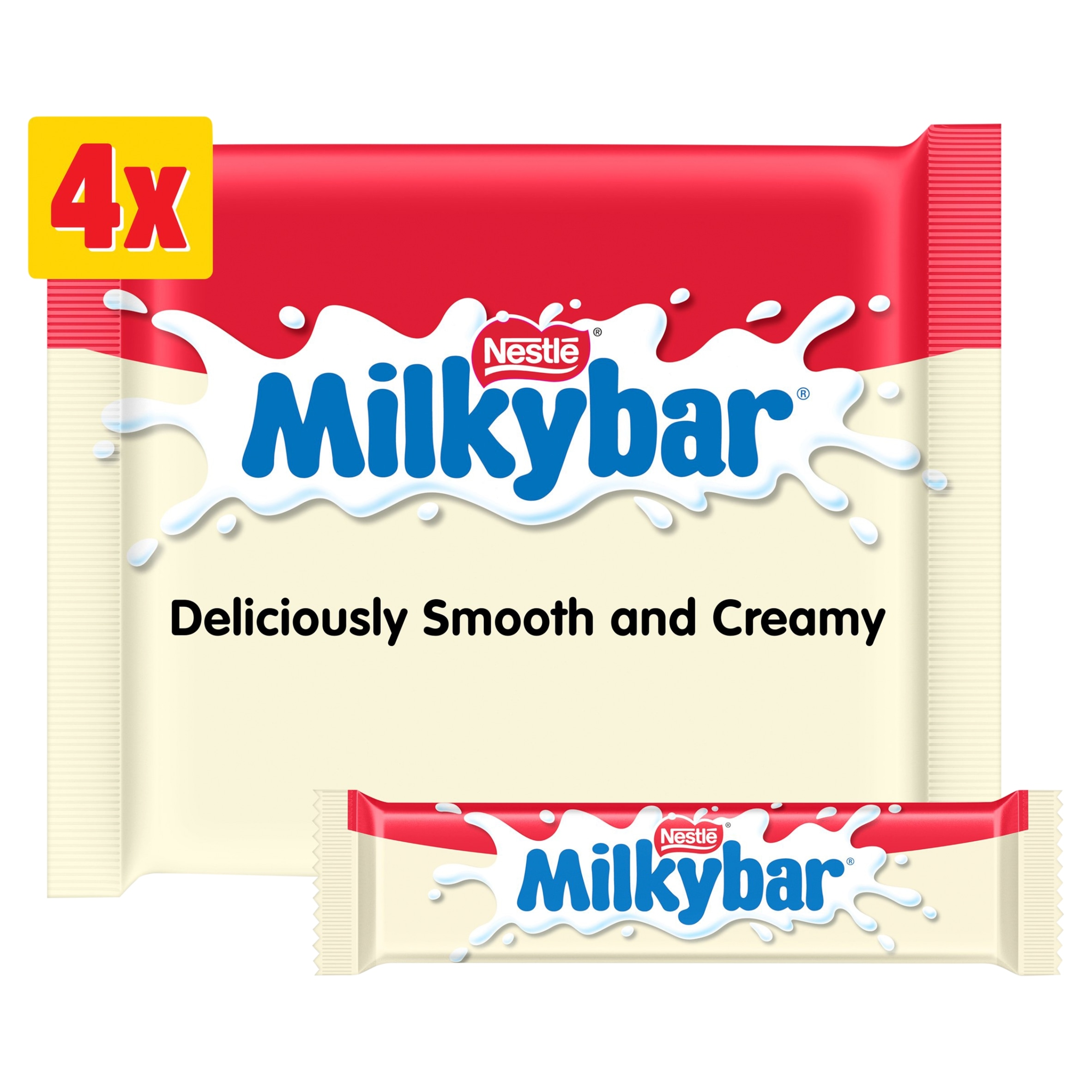Milkybar White Medium Multipack 4 x 25g