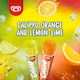 image 2 of Wall's Calippo Mini Orange & Lemon-Lime Ice Lollies 5x80ml