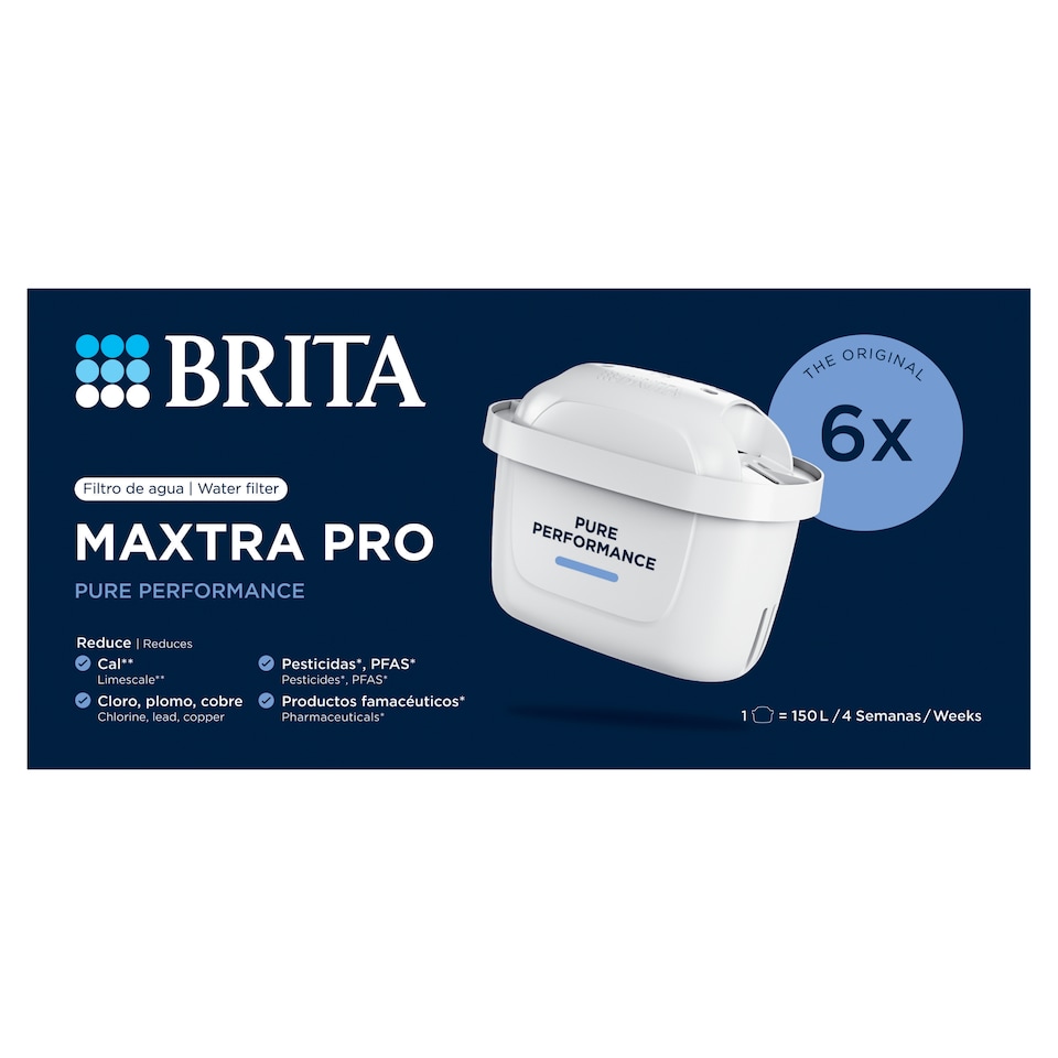 Brita Maxtra Pro All-In-1 Filter Cartridges 6 Pack