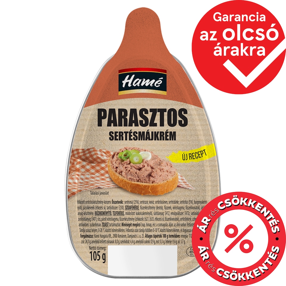 Hamé Rustic Pork Liver Pate 105 g