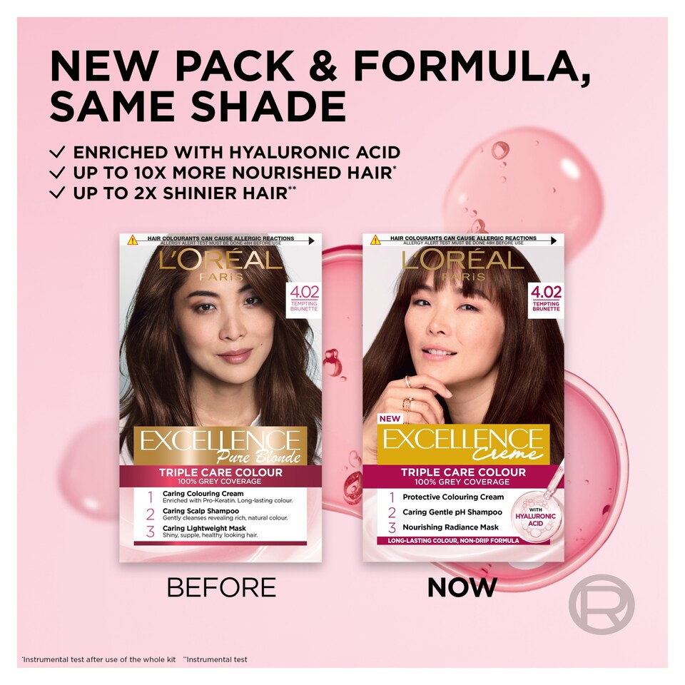 image 1 of L'oreal Paris Excel Permanent Hair Dye 4.02 Brunette