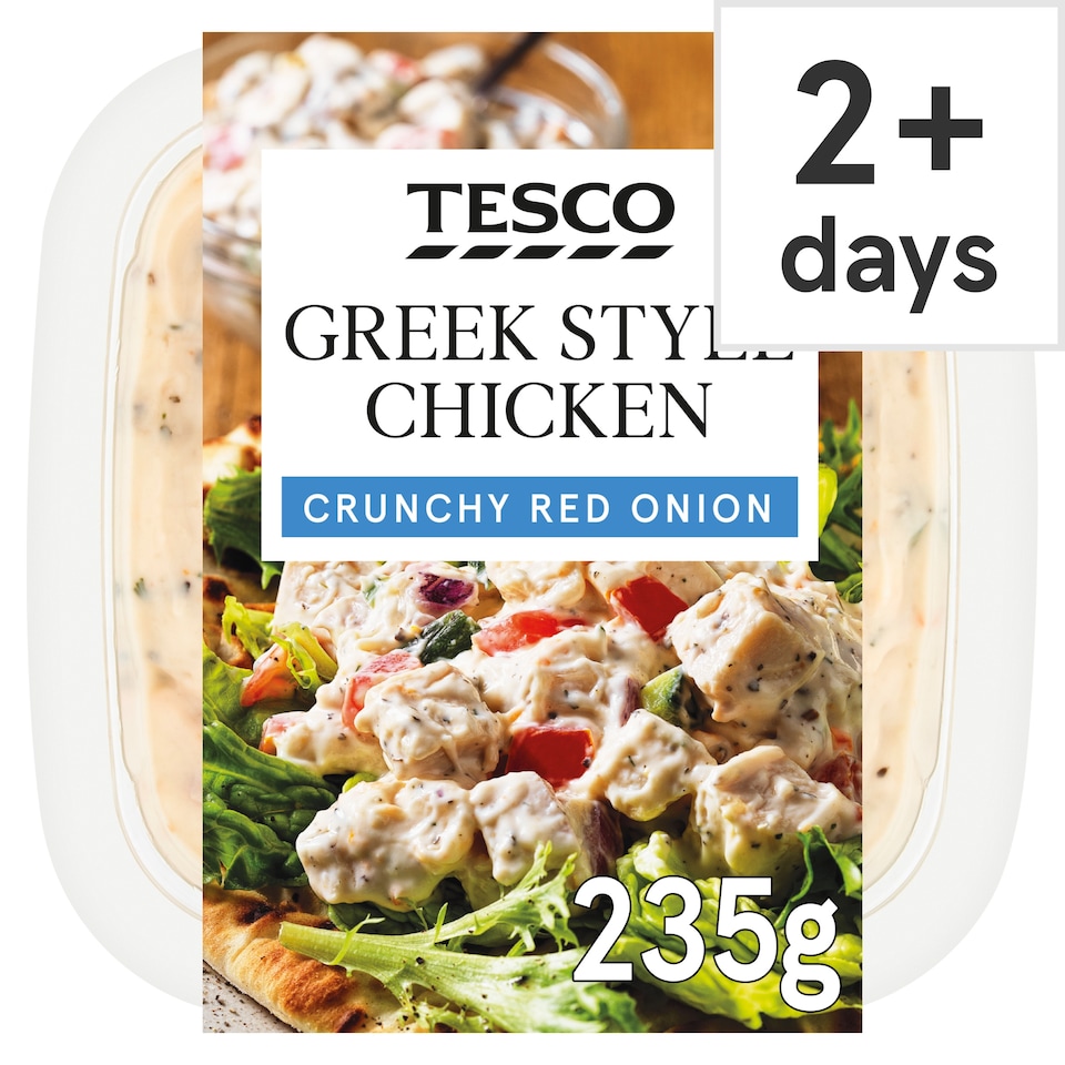 Tesco Greek Style Chicken Sandwich Filler 235g