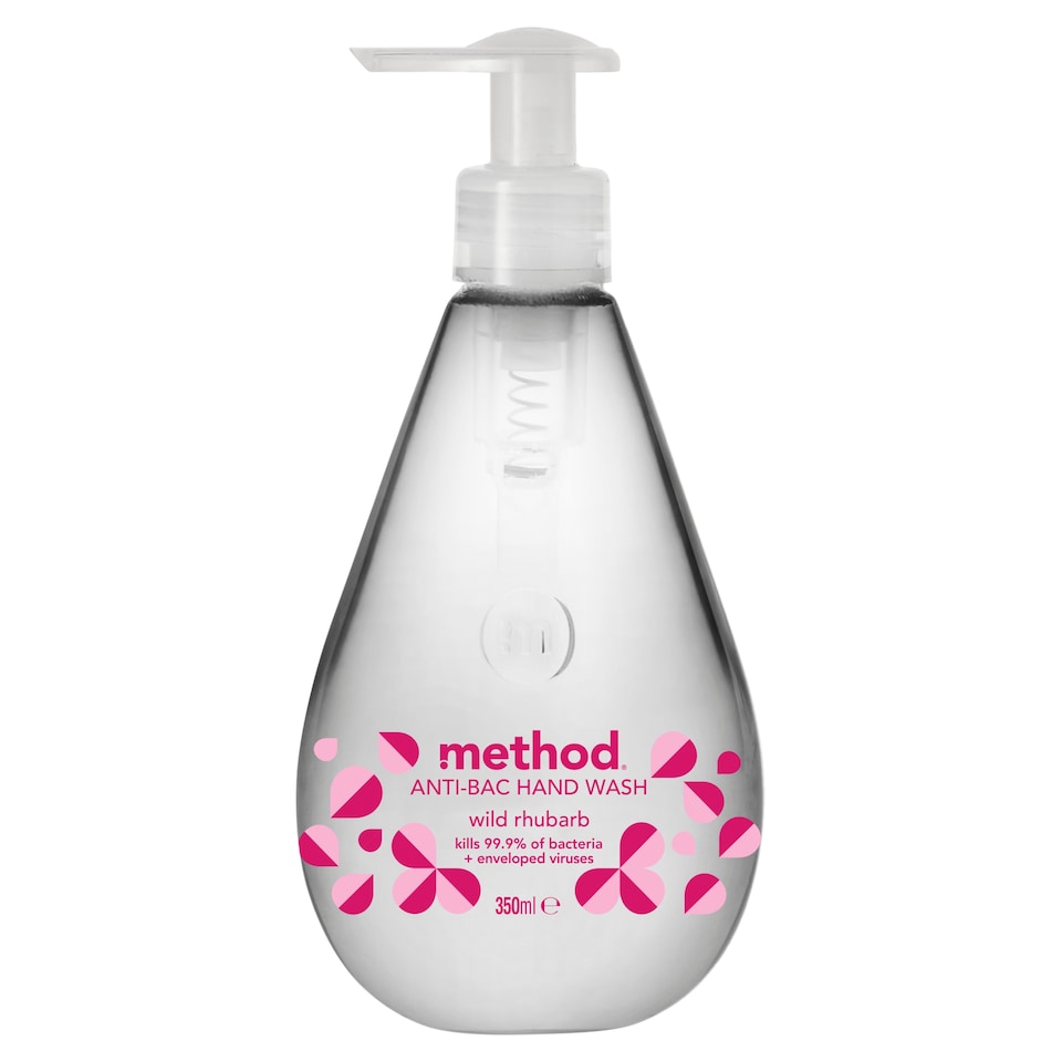 image 1 of Method Antibacterial Hand Wash Wild Rhubarb 350ml
