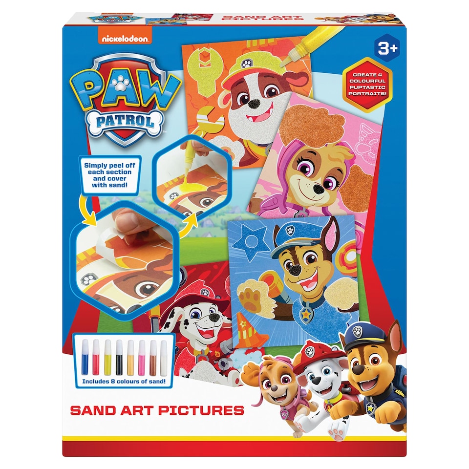 image 1 of Nickelodeon Paw Patrol Sand Art Pictures
