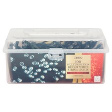 Tesco 100 Mfunction Bright White Lights