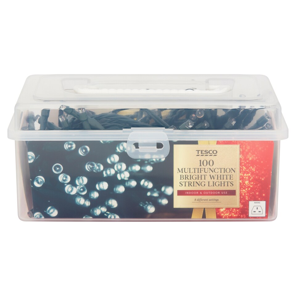 Tesco 100 Mfunction Bright White Lights