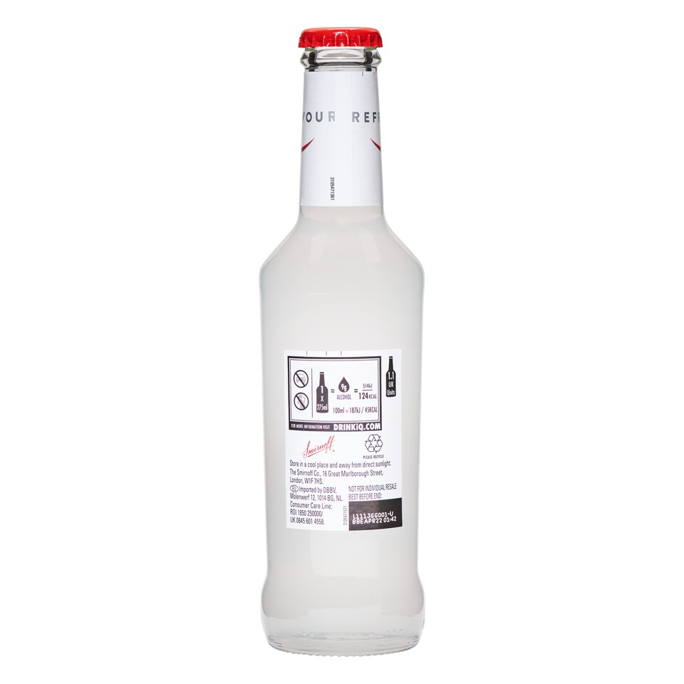 image 1 of Smirnoff Ice Vodka Mixed Drink Bottle 4% Vol 4x275ml