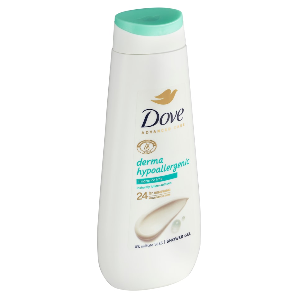 image 1 of Dove Advanced Care Derma Hypoallergenic Shower Gel 400 ml