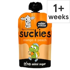 The Collective Suckies No Added Sugar Mango & Peach Kids Yoghurt Pouch 90g