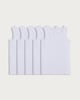 image 1 of F&F School Boys 5-Pack Pure Cotton Vests in White