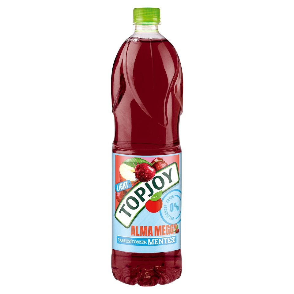 Topjoy Light Non-Carbonated Apple-Sour Cherry Drink with Sweetener 1,5 l