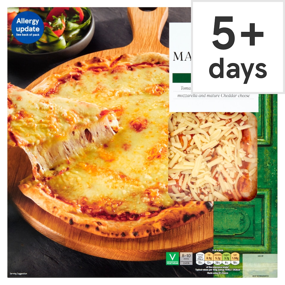 Tesco Stone Baked Margherita Pizza 252G