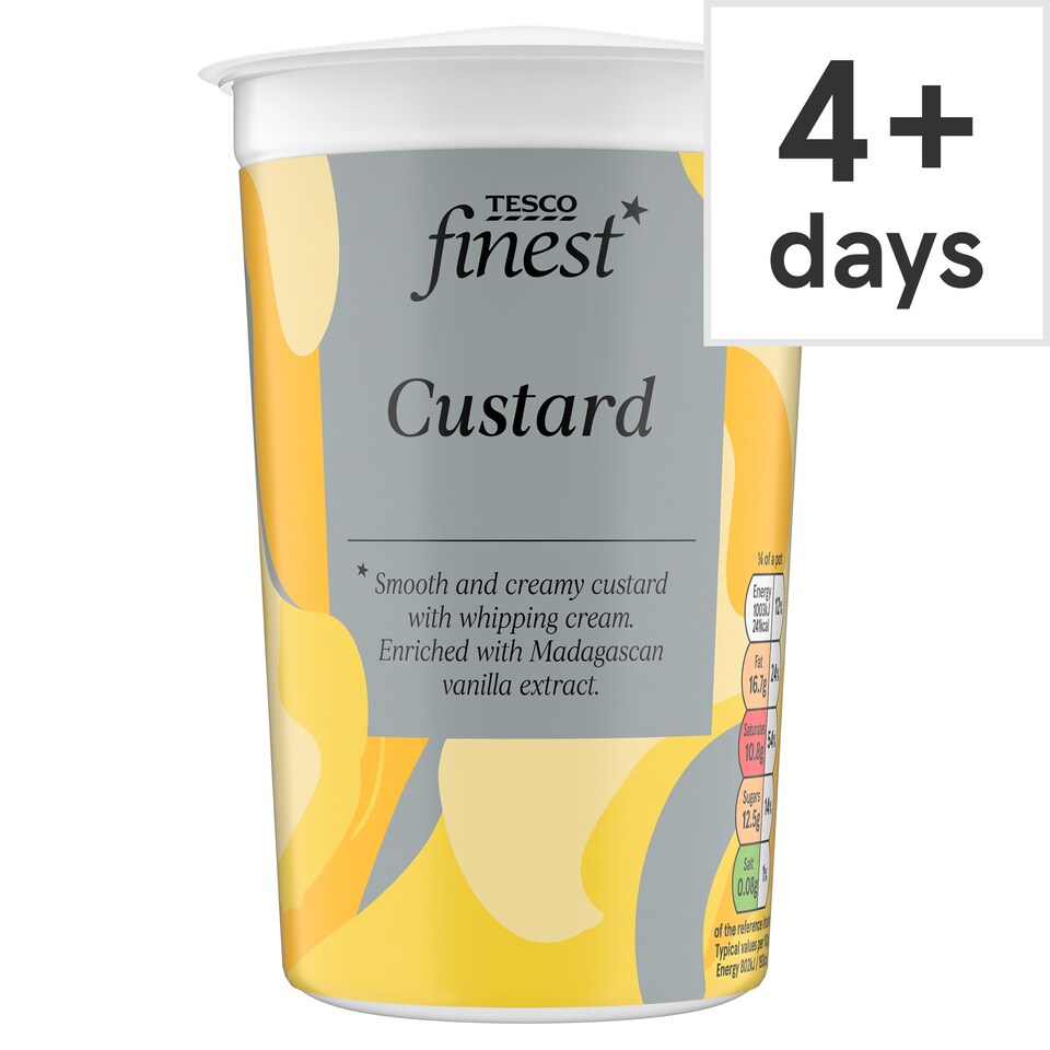 Tesco Finest Custard 500g 