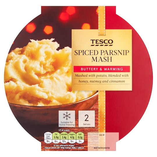Tesco Parsnip Mash 450g Tesco Groceries