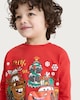 image 2 of Disney Cars Pure Cotton Ready Set Celebrate Long Sleeved Top in Red