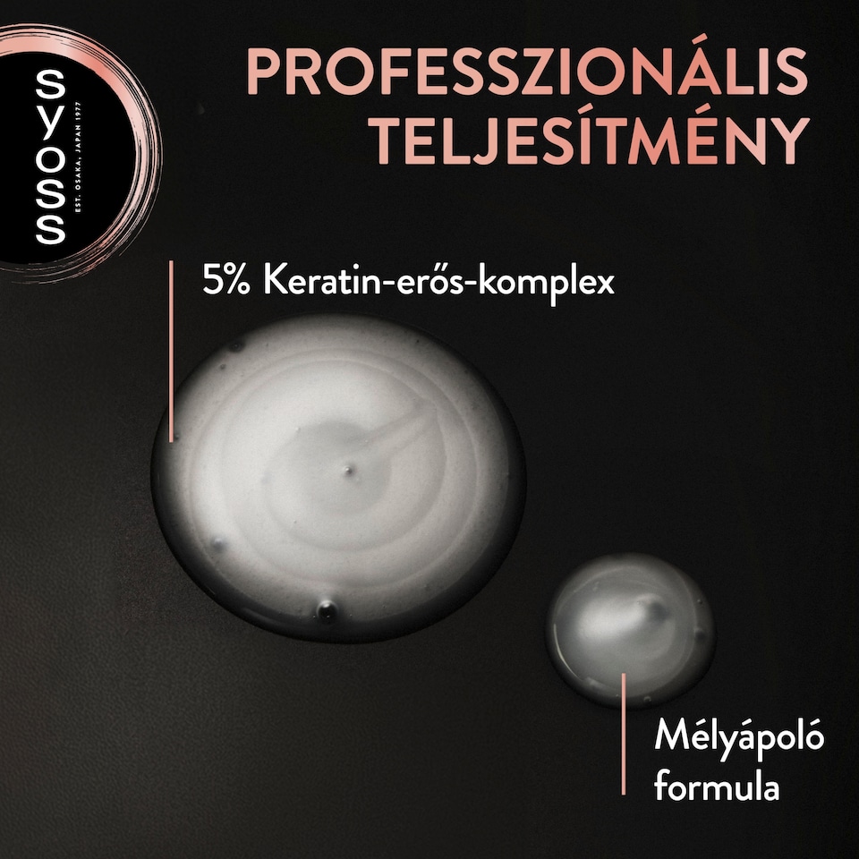 Syoss Intenzív Keratin mélyápoló sampon 750 ml  1. kép