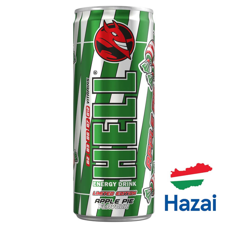 image 1 of HELL Apple Pie Flavour Energy Drink 250 ml