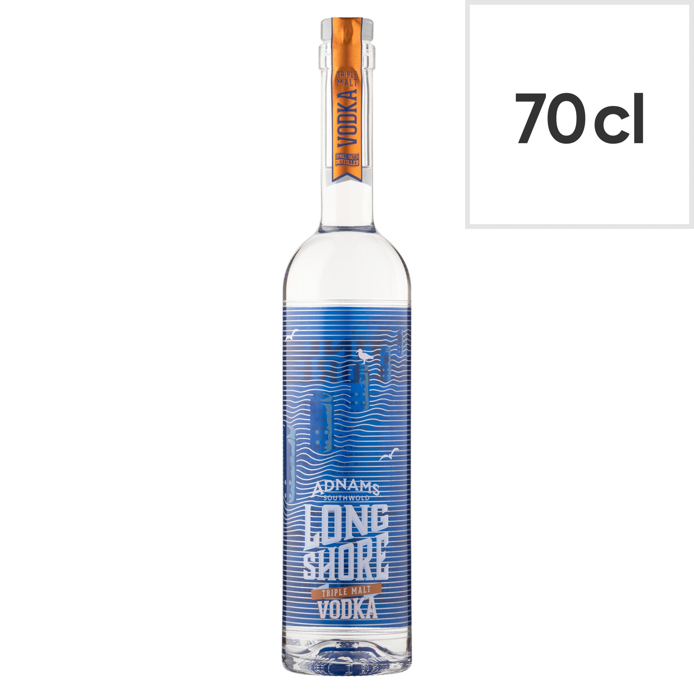 Adnams Longshore Triple Malt Vodka 70cl