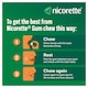 image 5 of Nicorette Stop Smoking Aid 2mg Nicotine Gum - Fruitfusion 105s