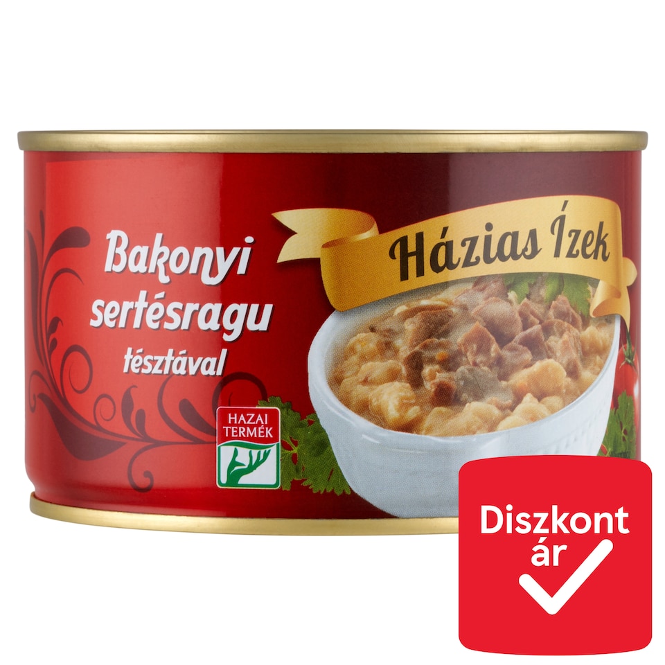 Házias Ízek bakonyi sertésragu tésztával 400 g  1. kép