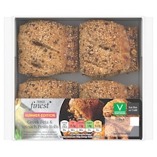 Tesco Finest Greek Feta & Spinach Pesto Rolls 188g