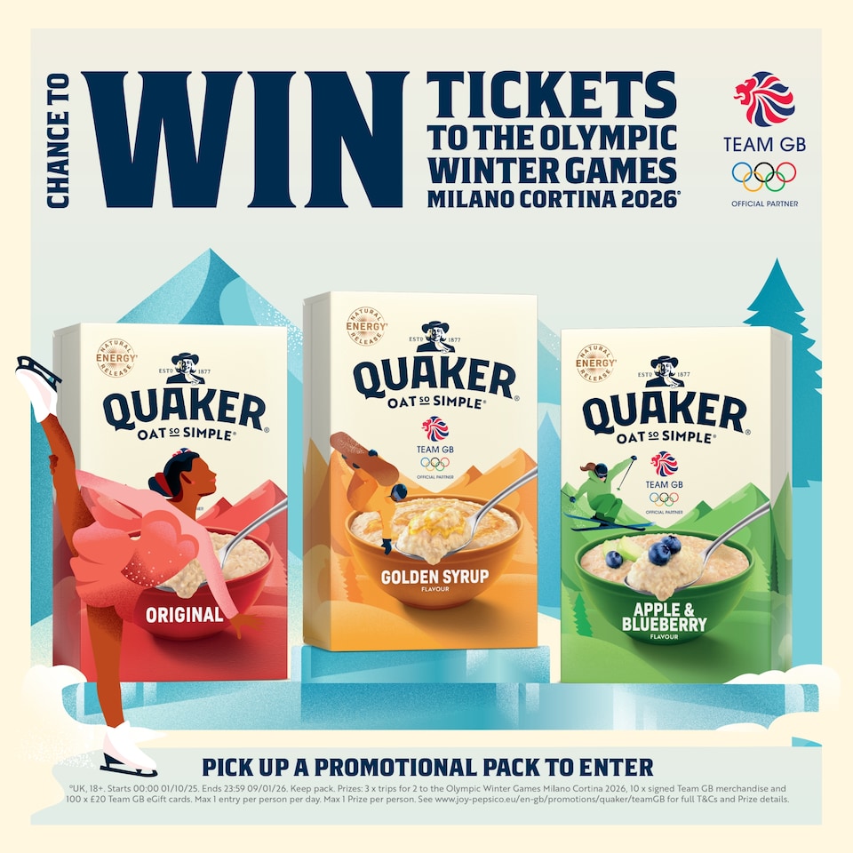 image 1 of Quaker Oat So Simple Strawberry, Raspberry & Cranberry Porridge Sachets 10x33.9g