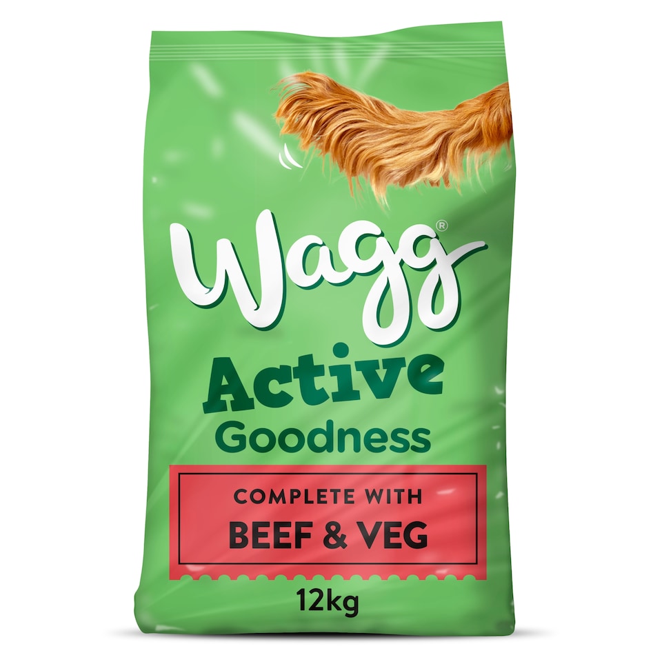 image 1 of Wagg Active Goodness Beef Dog Food 12Kg