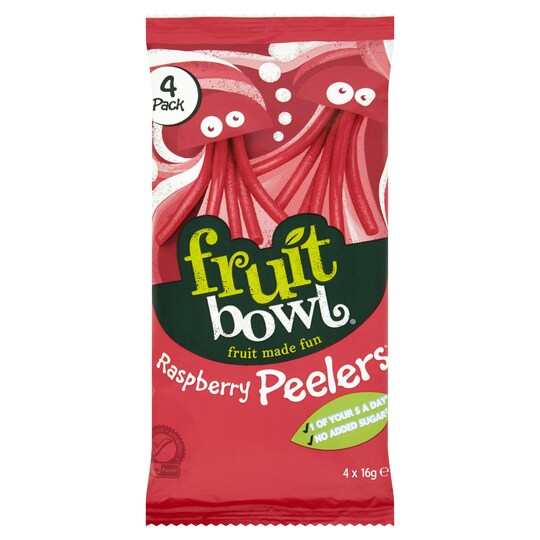 FRUIT BOWL PEELER RASPBERRY 4X16G
