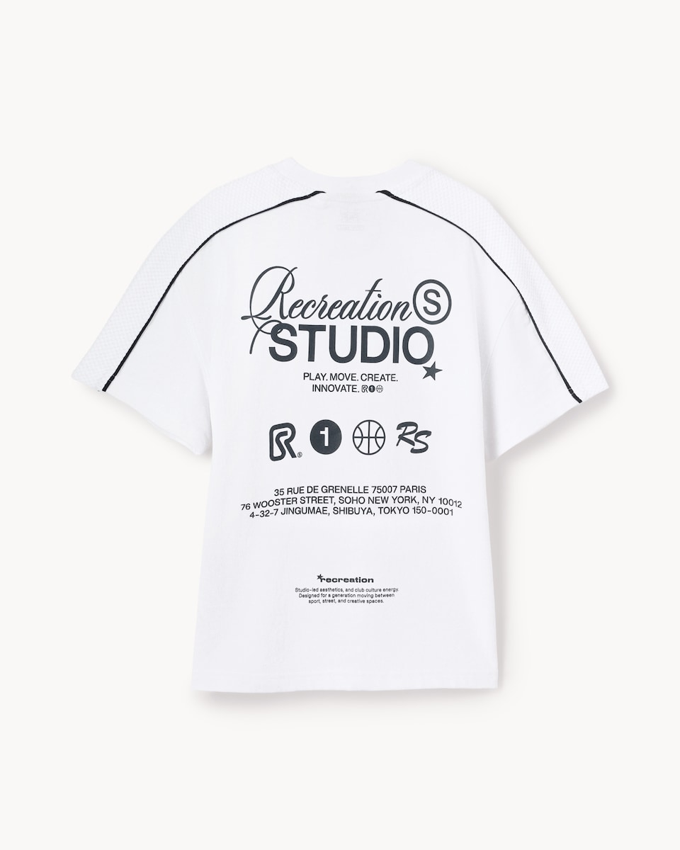 image 1 of F&F Boys Pure Cotton Printed T-Shirt in White