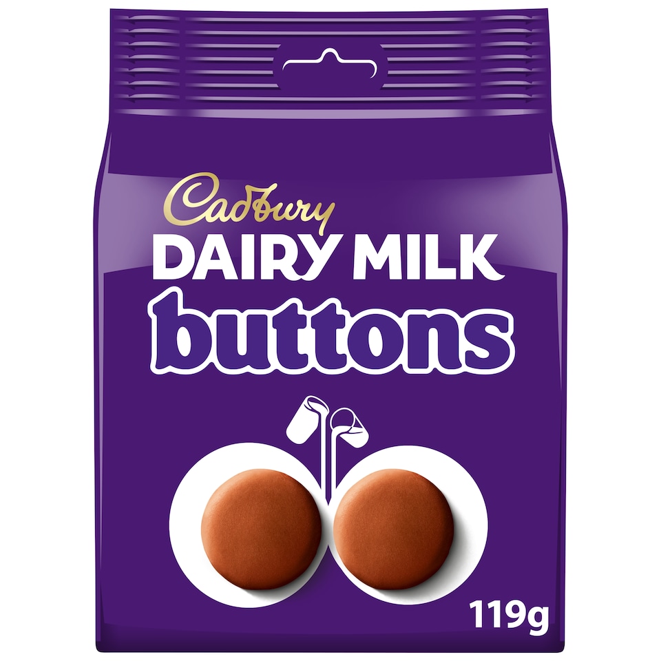 Cadbury Dairy Milk Buttons Chocolate Bag 119g