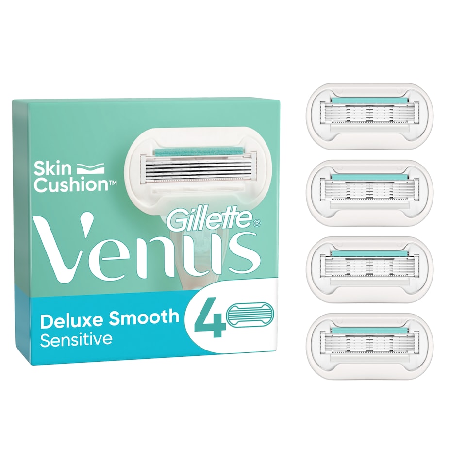 Obrázek 1 pro produkt Venus Deluxe Smooth Sensitive Hlavice Holicího Strojku x4
