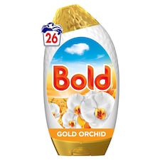 Bold Washing Liquid Gel Gold Orchid 26 Washes 858ml