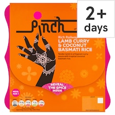 Pinch Rich Railway Lamb Curry & Coconut Basmati Rice ​400g