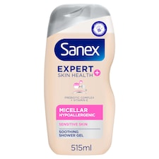 Sanex Expert Skin Health+ Hypoallergenic Shower Gel 515Ml