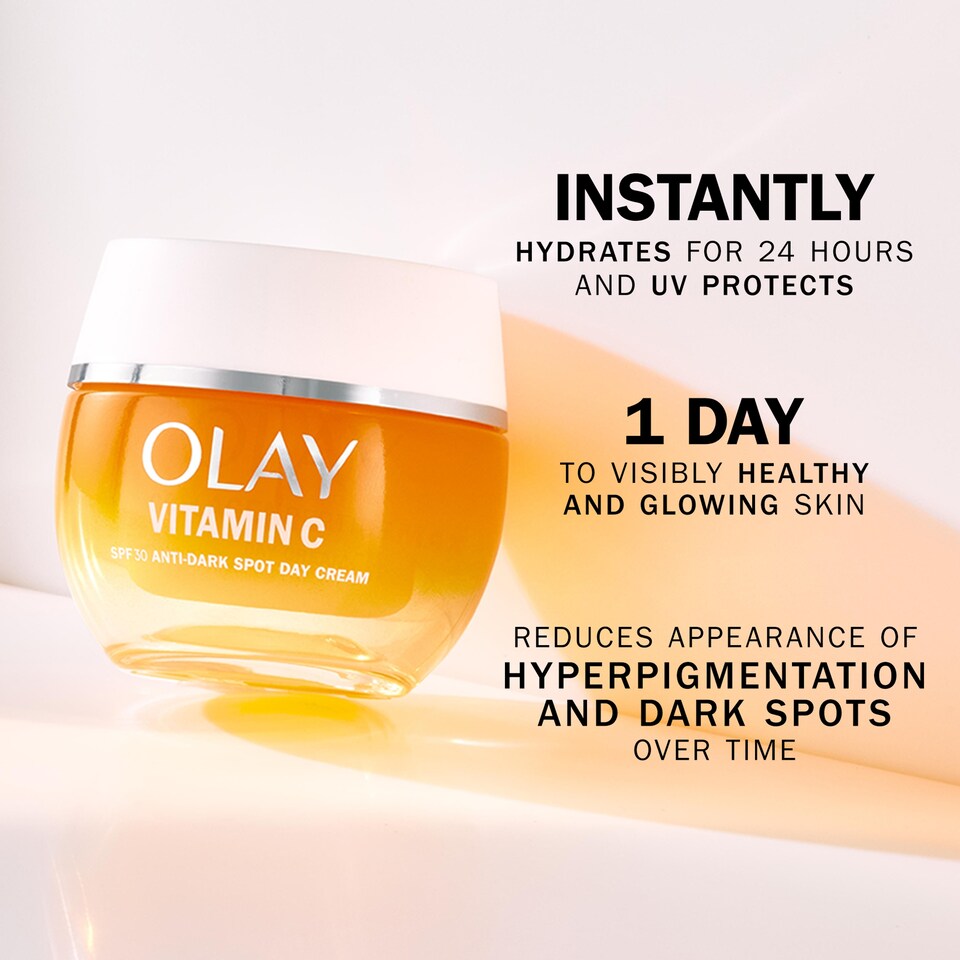 image 1 of Olay Vitamin C Hydra Glow SPF30 Day Cream Pop Refill 50ml