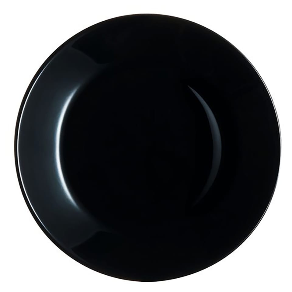 Luminarc black glass side plate