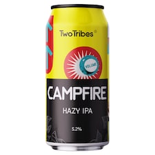 Two Tribes Campfire Hazy IPA Beer 440ml