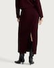 image 3 of F&F Textured Midi Co-ord Pencil Skirt in Burgundy