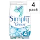 image 1 of Gillette Simply Venus 2 Women's Disposable Razors 4 Pack