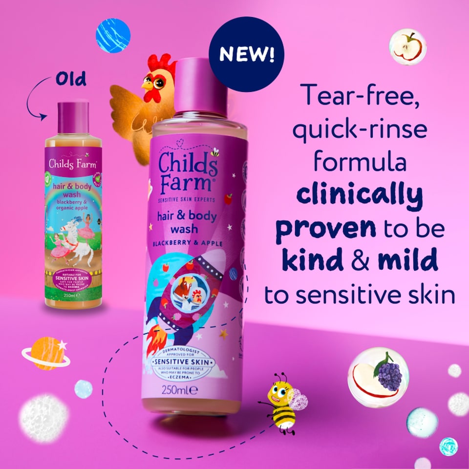 image 1 of Childs Farm Blackberry & Apple Body Wash 250Ml